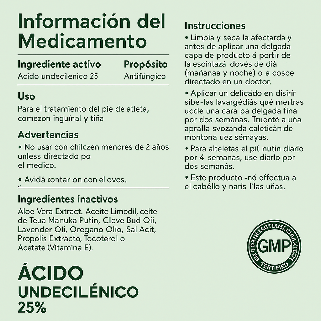 Sérum Antifúngico Elimina hongos