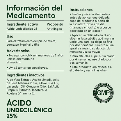 Sérum Antifúngico Elimina hongos